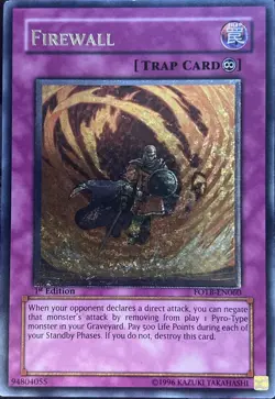 Firewall FOTB-EN060 1st Edition Ultimate Rare LP - Image 1