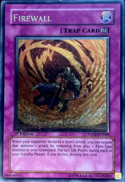 Firewall FOTB-EN060 1st Edition Ultimate Rare LP - Image 2