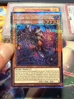 Yu-Gi-Oh! Aluber the Jester of Despia 1st Ed Quarter Century Secret Rare QCR - Image 1