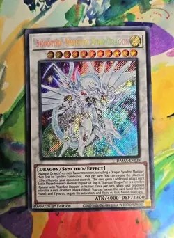 Shooting Majestic Star Dragon DAMA-EN039 Secret Rare 1st Ed NM Stardust Yu-Gi-Oh - Image 1