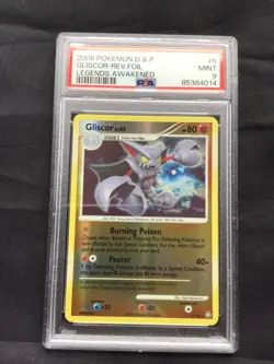 Pokemon Cards: Legends Awakened Reverse Holo: Gliscor 5/146 PSA 9 - Image 1