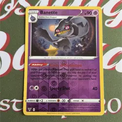 Banette 068/185 - Vivid Voltage - Rare Reverse Holo Pokemon Card NM Pack Fresh - Image 2