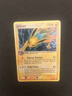 Jolteon 8/115 EX UNSEEN FORCES HOLO E Reader Vintage TCG Pokemon Card - Image 3