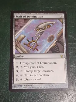 Staff Of Domination - Quinta Alba - MTG Magic - Rara - Eng Inglese - Image 1