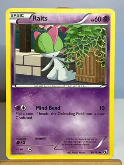 Pokemon TCG Ralts 59/113 Legendary Treasures Common - Image 1