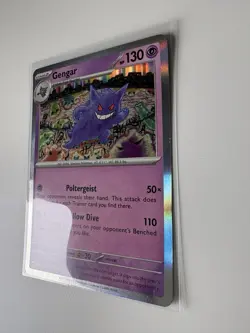 Pokemon TCG Gengar-Scarlet & Violet -94/165-Holo Rare-LP - Image 3