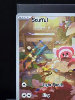 Pokemon Stufful #154/132 Illustration Rare Holofoil Mega Evolution Near Mint - Image 5