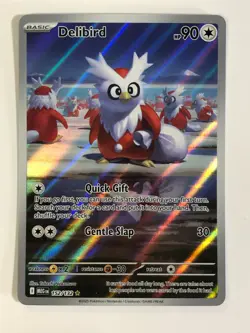 Pokemon TCG Mega Evolutions Alt Art Delibird 152/132 Near Mint - Image 1