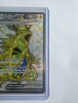 Tyranitar ex - Ultra Rare Holo SV03: Obsidian Flames 211/197 DMG Pokemon TCG - Image 3
