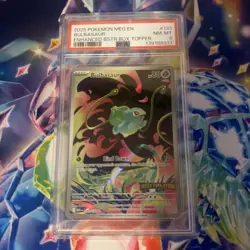2025 Pokemon Bulbasaur 133/132 Mega Evolution Enhanced Stamped PSA 8 Promo - Image 1