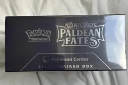Scarlet & Violet Paldean Fates Pokemon Centre Elite Trainer Box- New And Sealed - Image 3
