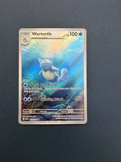 Pokemon TCG Scarlet & Violet 151 Wartortle 171/165 Illustration Rare - Image 1