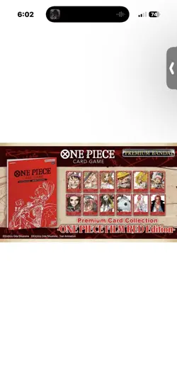 1 x One Piece TCG - Premium Collection - Film Red Edition - Eng- Sealed - Image 1