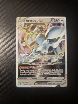 Pokemon Arceus V And Arceus VStar Promo Metal Cards Sword And Shield - Image 4