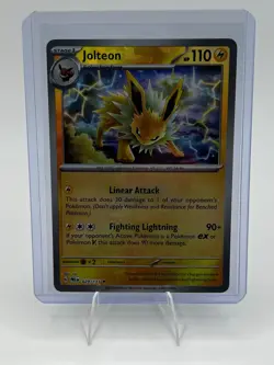 Jolteon (Poke Ball Pattern) 029/131 Rare SV: Prismatic Evolutions Pokemon Card - Image 1