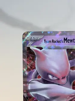 Pokemon TCG Team Rockets Mewtwo EX Double Rare Card 081/182 - Image 2