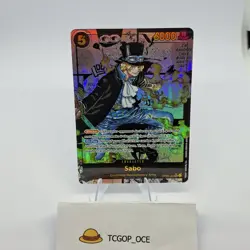 Sabo Manga Alt Art OP04-083 (original print) One Piece Card TCG English Parallel - Image 1