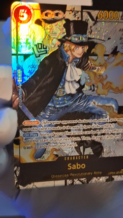 Sabo Manga Alt Art OP04-083 (original print) One Piece Card TCG English Parallel - Image 2