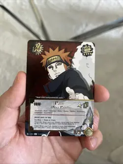 Naruto Tcg Ccg Card Pain (Deva Path) Super Rare Full Art 1152 Nm Unlim - Image 1