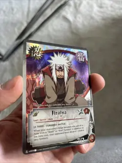 Naruto Card Ccg Tcg- Jiraiya Wavy Foil Nm 028 1st Edition - Image 1