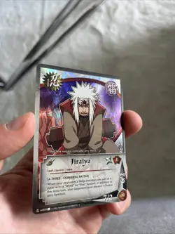 Naruto Card Ccg Tcg- Jiraiya Wavy Foil Nm 028 1st Edition - Image 3