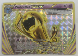 Wobbuffet BREAK XY155 XY Promo Holo Pokemon TCG Card English 2016 HEAVILY Played - Image 1