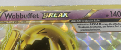 Wobbuffet BREAK XY155 XY Promo Holo Pokemon TCG Card English 2016 HEAVILY Played - Image 3