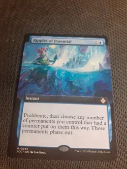 MTG Magic The Gathering Extended Art Ripples of Potential - Image 1