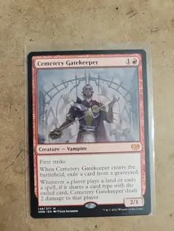 Cemetary Gatekeeper - Crimson Vow - Near Mint - MTG - Image 1
