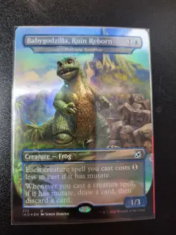 Babygodzilla, Ruin Reborn - Pollywog Symbiote Ikoria Foil Mtg NM Magic - Image 1