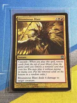 Magic the Gathering MTG Alara Reborn BITUMINOUS BLAST Foil - Image 1