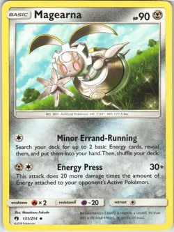 Magearna – Pokemon TCG SM Lost Thunder 131/214 Rare HP - Image 1