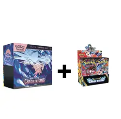 Pokemon TCG Chaos Rising Booster Box + Elite Trainer Box Sealed - Image 1