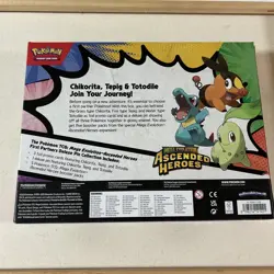 New Pokemon Ascended Heroes First Partners Deluxe Pin Collection Box SEALED - Image 2