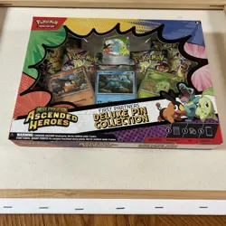 New Pokemon Ascended Heroes First Partners Deluxe Pin Collection Box SEALED - Image 5