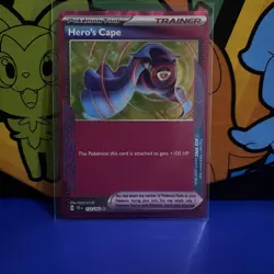 Pokemon Hero's Cape Tool Temporal Forces 152/162 Ace Spec Mint - Image 1