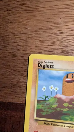 Pokemon TCG - Diglett (47/102) - Base Set - Fight Symbol Error/Misprint - NM - Image 2