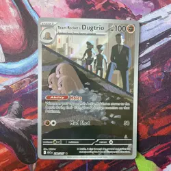 2026 Pokemon Ascended Heroes Team Rocket's Dugtrio Illustration Rare #239/217 - Image 2