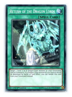 Return of the Dragon Lords - SR02-EN025 - Super Rare - 1st Edition - Yugioh - Image 1