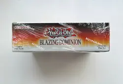 YuGiOh TCG: Blazing Dominion : Sealed Booster Box of 24 Packs : 1st Edition - Image 2