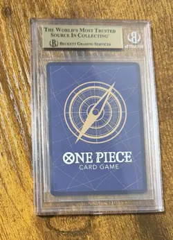 2023 One Piece Promos #P 037 Monkey D Luffy 1st Anniversary Stamp Foil BGS 9.5 - Image 2
