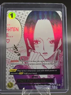 One Piece The Azure Sea's Seven YOU'LL FRIGHTEN ME ALTERNATE ART OP14-118🔥🔥🔥 - Image 1