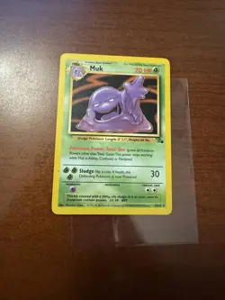 Pokemon TCG #89 Muk Rare Unlimited Fossil Set 28/62 - Image 4