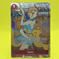 One Piece TCG English Version 1st Anniversary Set 2024 #016 Nami OP01-016 NM - Image 2