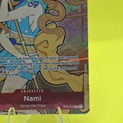 One Piece TCG English Version 1st Anniversary Set 2024 #016 Nami OP01-016 NM - Image 5