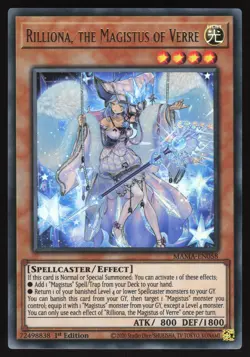 Rilliona, the Magistus of Verre - MAMA-EN058 - Ultra Rare - 1st Edition Yugioh - Image 1