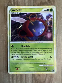 1x - Volbeat - 82/102 - Common - DMG English Pokemon Triumphant - Image 1