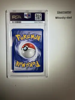 2003 POKEMON EX SANDSTORM #100 WAILORD EX-HOLO PSA 8 - Image 2