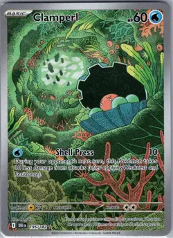 Clamperl 195/182 SV10: Destined Rivals - Pokemon Card - NM - Image 1