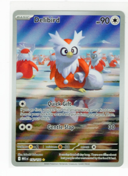 Delibird 152/132 Illustration Rare IR Pokemon Card Game TCG Mega Evolution Holo - Image 1